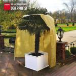 Winterschutzhaube PRO XXXL 200x300cm (BXH) 2 Reißverschlüsse, 2 Zugseile, beige 70g/m² – Bild 2
