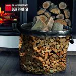 Kaminholztasche 40 kg Kaminholzkorb aus PE-Gewebe – Bild 2