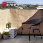 Balkonblende Exklusiv Rattan 0,90 x 3 m / kupfer – Bild 3