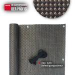 Balkonblende Exklusiv Rattan 0,90 x 3 m / kupfer – Bild 2