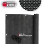 Balkonblende Exklusiv Rattan 0,90 x 3 m / schwarz – Bild 2