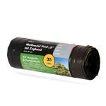 Müllsäcke Profi S 35l 20er Rolle (54,5 x 67cm) mit Zugband schwarz LDPE 30my