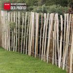 Staketenzaun aus Berg-Haselnuss 0,9x10 m 8-10cm – Bild 3