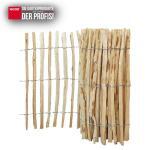 Staketenzaun aus Berg-Haselnuss 0,9x10 m 8-10cm – Bild 2