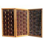 Weiden-Paravent Deluxe Paravent aus Weide Deluxe Weidenparavent ca. Größe (HxB) 150 x 180 cm 3-teilig
