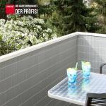 Sichtschutzmatte PVC Sichtschutz Kunststoff 3m ca. Größe 0,90x3 m Farbesilber – Bild 2
