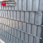 Sichtschutzstreifen 0,19x2,55 m Rattan chrom – Bild 4
