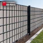 Sichtschutzstreifen PVC Zaunblende 0,19x35 m Zaun Farbe weiss (RAL 9010) – Bild 2
