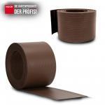 Sichtschutzstreifen PVC Easy 0,19x2,55m Zaunblende Farbe braun / nussbraun ~RAL 8011 – Bild 2