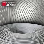 Sichtschutzstreifen PP PRO Extrastark 0,19x2,55 m mit Rillenoptik 1,5 mm Farbe hellgrau ~RAL 7040 – Bild 4