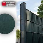 Sichtschutzstreifen PP Zaunblende PRO 0,19x2,55 m Farbe grün ~RAL6005 – Bild 4