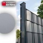 Sichtschutzstreifen PP Zaunblende PRO 0,19x35 m Farbe hellgrau (RAL 7040) – Bild 3