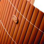Befestigungskit für PVC Sichtschutzmatten 26 Stück Farbe braun