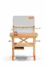 KINDERWERKBANK HOLZ MIT HOLZSPIELZEUG