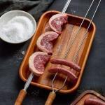 Tramontina Grillspieß, 10-17 mm breit, Spießlänge 55-85 cm, mit Holzgriff