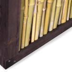 Bambuszaun Bangkok mit Holzrahmen Bambus Zaun ca.Größe (HxB) 180 x 120 cm – Bild 4