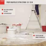 Profi Baufolie extra stark Abdeckfolie LDPE ca. Größe 6,00 x 10,00 m schwarz QualitätTyp 40 – Bild 2