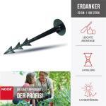 Erdanker Bodenanker für Unkrautfolie 20 cm 100 Stk Bodenanker für Unkrautblocker – Bild 2