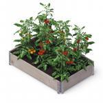 upyard GardenBox Eco Hochbeet Palettenrahmen 15mm ca. Größe 120 x 80 cm Farbegrau – Bild 2