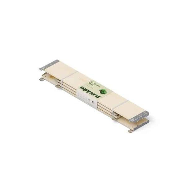 upyard GardenBox Pro Hochbeet Palettenrahmen 20mm ca. Größe 120 x 80 cm Farbenatur