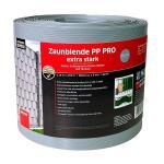 Sichtschutzstreifen PP PRO Extrastark 0,19x2,55 m mit Rillenoptik 1,5 mm Farbe hellgrau ~RAL 7040