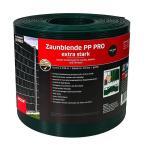 Sichtschutzstreifen PP PRO Extrastark 0,19x2,55 m mit Rillenoptik 1,5 mm Farbe grün ~RAL6005