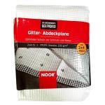 Gitter Abdeckplane 200 g/m² Gitterfolie UV stabil ca. Größe 2x4 m Farbeweiß