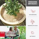 Kokosscheibe Kokos Scheibe Winterschutz Durchmesser 60 cm – Bild 4