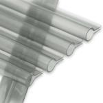 15 Premium Klemmschienen für Sichtschutzstreifen Farbe transparent