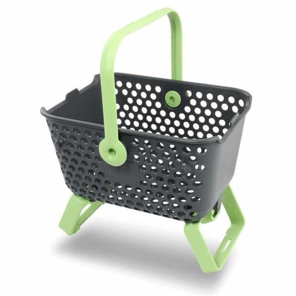 Gartenkorb Kajo stapelbar & luftdurchlässig ca. Größe 4 Liter (24 x 20 x 15 cm) Farbelimette