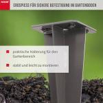Bodenhülse Erdspiess Seitenmarkise Exklusiv – Bild 2