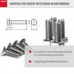 Bodenhülse Erdspiess Seitenmarkise Exklusiv – Bild 3