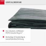 Abdeckplane Easy 90g/m² Gewebeplane Allzweckplane ca. Größe 6x8 m Farbegrün – Bild 3