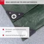 Abdeckplane Easy 90g/m² Gewebeplane Allzweckplane ca. Größe 6x8 m Farbegrün – Bild 5