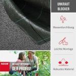 Unkrautblocker Profirolle Schwarz 100% PP ca. Größe 1,0x25 m Qualität105 gr/m² – Bild 2