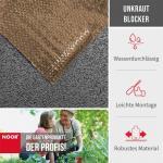 Unkrautblocker für Rindenmulch braun 0,9x10m – Bild 4
