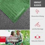 Unkrautblocker grün Bodengewebe 105g/m² 0,9x10m – Bild 4