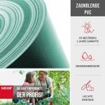 Sichtschutzstreifen PVC Zaunblende 0,19x35 m Zaun Farbe grün (RAL 6005) – Bild 4