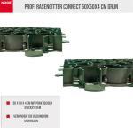 Profi Rasengitter 50x50x4cm 100 % aus Recycling Kunststoff Farbe grün Stück1 – Bild 2
