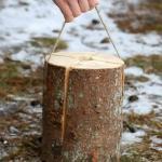 Schwedenfeuer Schwedenfackel Höhe 25cm Ø17-24cm – Bild 3