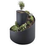 Kräuterspirale aus PP 80cm x Ø 80 cm anthrazit