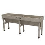VegTrug® Hochbeet Wall Hugger183x46x80 cm Farbe Greywash