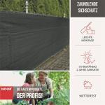 Zaunblende Sichtschutz Winddurchlässig anthrazit ca. Größe 1,2x5 m – Bild 3