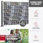 Sichtschutzstreifen Granit 19cm x 35m 630g/m – Bild 4