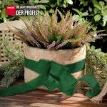 Jute Dekoband Wickelstreifen Juteband ca. Größe 12 x 1000 cm Farbegrün – Bild 2