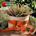 Jute Dekoband Wickelstreifen Juteband ca. Größe 6 x 1000 cm Farbeorange – Bild 2